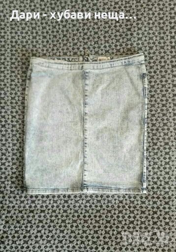 Дънкова пола с голяма еластичност🍀❤M р-р❤🍀арт.4301, снимка 1