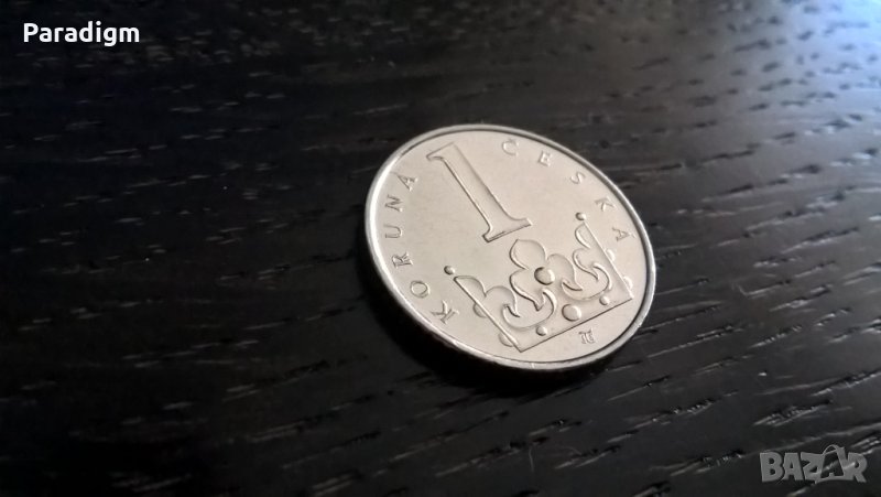 Монета - Чехия - 1 крона | 2008г., снимка 1