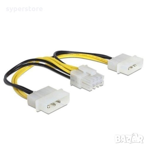 Захранващ кабел за Видео карта 2бр. 8pin Molex към ATX Digital One SP01287 Cable adapter, снимка 1