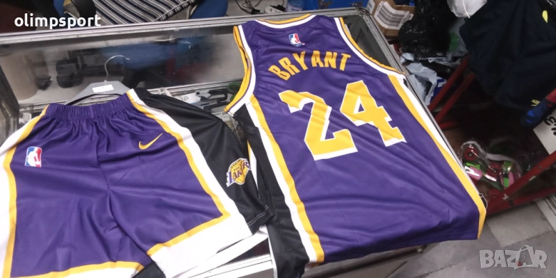 баскетболен екип LA Lakers нов за дете с ръст  164-176см потник и шорти, снимка 1
