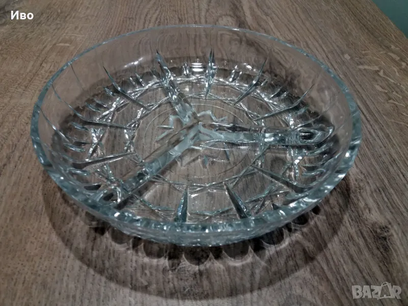 Стъклена купа за ядки, снимка 1
