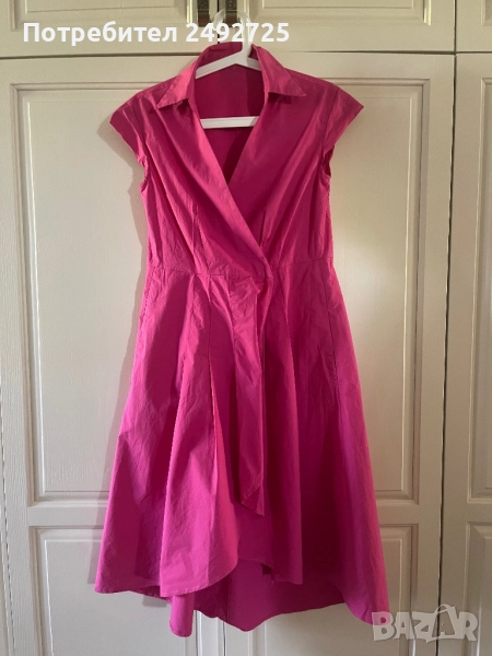 Рокля  различни циклама с тюл пеперуди розово прегърни ме, снимка 1