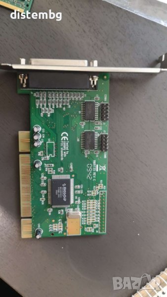PCI Контролер MSC9835CV 2xRS232(COM)+ 1x LPT PCI, снимка 1
