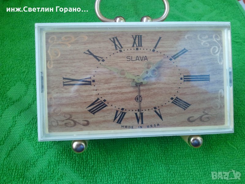 Електроно-механичен часовник будилник, снимка 1