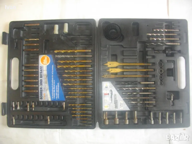 MANESMANN BOHLER НОВ НЕМСКИ НЕПЪЛЕН КОМПЛЕКТ 73 БРОЯ ИНСТРУМЕНТИ БОРКОРОНИ СВРЕДЛА БИТОВЕ БОРФРЕЗЕРИ, снимка 1