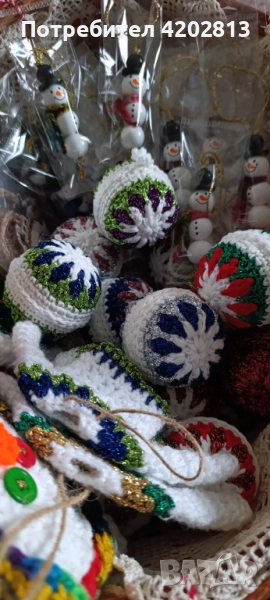 Ръчно изработени Коледни играчки , снимка 1
