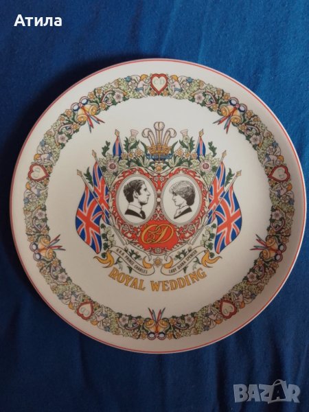 чиния порцелан Чарлз и Даяна, снимка 1