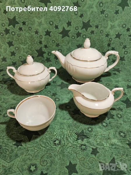 Порцел. сет за сервиране кафе/чай  Бавария, 1930 г Германия, снимка 1