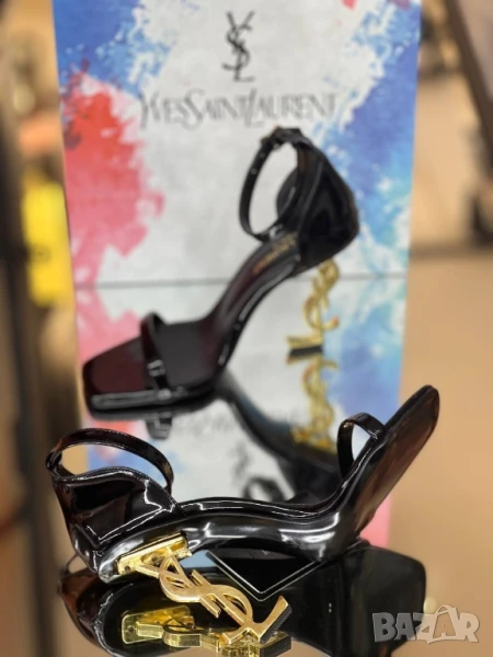 сандали на ток YSL saint laurent , снимка 1