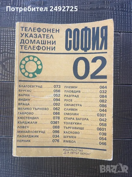 Телефонен указател 1983, 735 стр, снимка 1