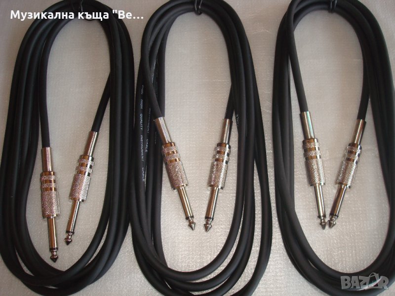Инструментален кабел жак-жак /3м./, снимка 1
