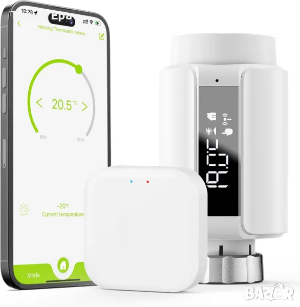 WiFi термоглава за радиатор + хъб, снимка 1