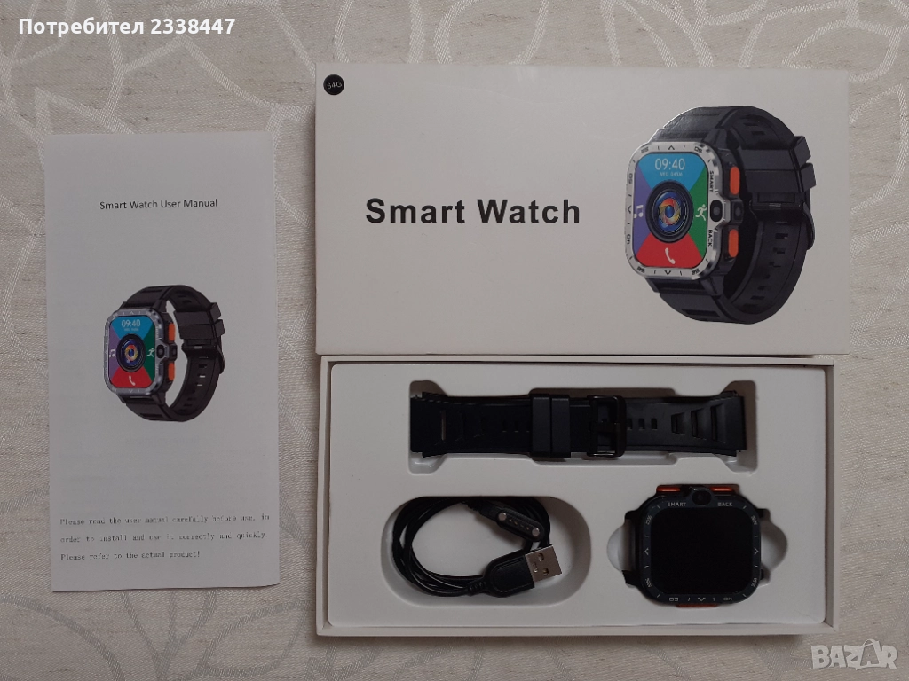 Android смарт часовник, снимка 1