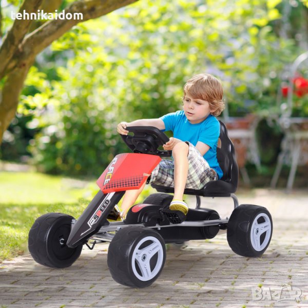 Детска количка за картинг Homcom, снимка 1