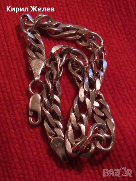 СРЕБЪРНА ГРИВНА СРЕБРО 925 КЛАСИЧЕСКА ЗДРАВА ПЛЕТКА 25886, снимка 1