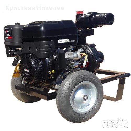 Бензинова моторна помпа Briggs & Stratton 420 куб. м., 14 к.с., 60 м3/ч, 8.4 бара налягане, 75 мм ди, снимка 1