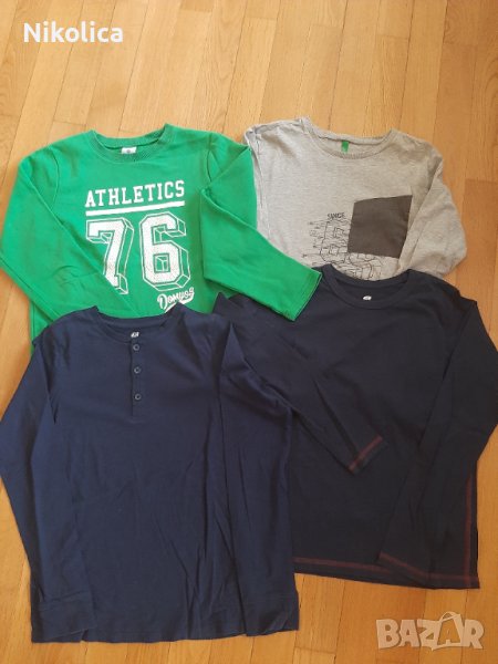 Детски блузки H&M, Duomos, Benetton,Pepperts за 12г.момче, снимка 1