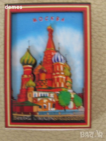 Колекционерски кибрит-3D магнит от Москва, Русия, снимка 1