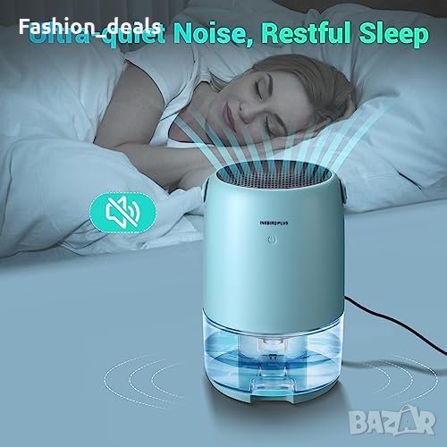 Нов INKBIRD Портативен Обезвлажнител 1100мл - 7 LED Цвята Тих Режим, снимка 1