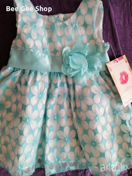 Бебешка бутикова официална рокля 12м, снимка 1