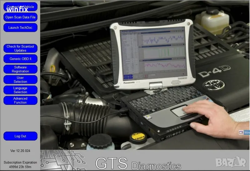 Toyota TechStream дилърска диагностика за Toyota, снимка 1