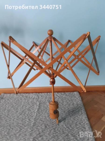 Уред за развиване и навиване на "чиле прежда" , снимка 1