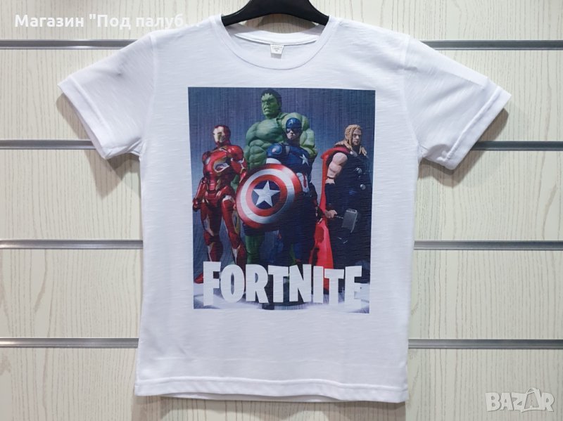 Нова детска тениска с трансферен печат FORTNITE, звезда, снимка 1