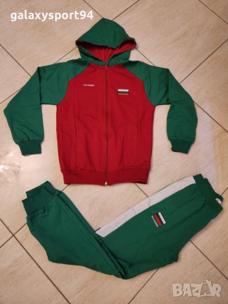 Детски Анцуг България Комплект  от 6 до 14г Ново + Къс ръкав/шапки, снимка 1