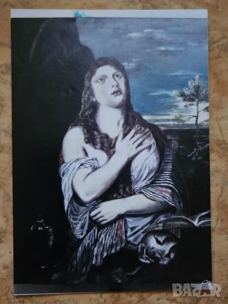 Покаяната Мария Магдалена - Тициан (репродукция), снимка 1