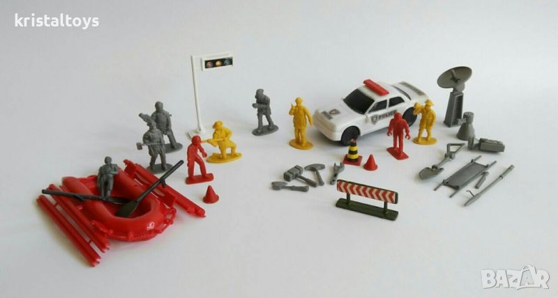 Пожарна Спасителна група, комплект детска играчка, снимка 1