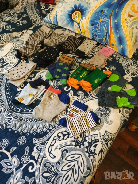 53 чифта памучни маркови чорапи, снимка 1