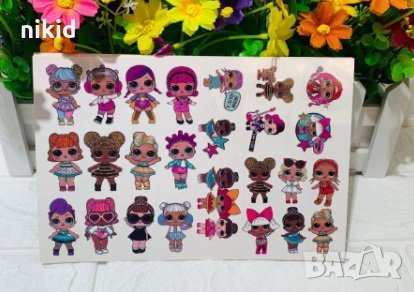 Кукли LOL L.O.L ЛОЛ Surprise Tattoo татос татуировка временна детска лист татоси татуси, снимка 1