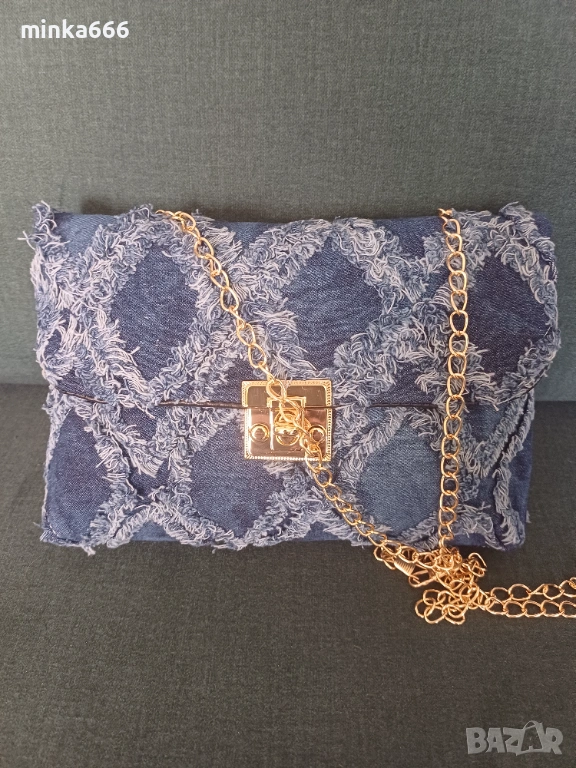 Дамск чантичка от деним, снимка 1