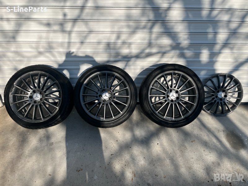 Джанти AMG СПОРТ ПАКЕТ 19 цола 9.5 J 9,5 x 19 ET43  8,5 J x 19 ET 43 A2214012202 A2214012302, снимка 1