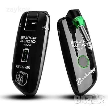 SWIFF - Висококачествен електронен китарен предавател с презареждаща се безжична китарна система, снимка 1