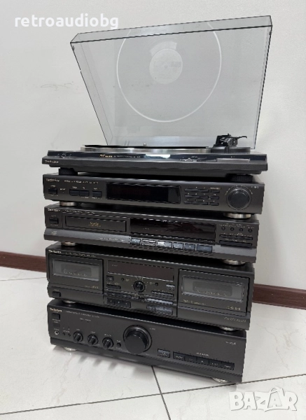 🔊Ретро аудио система сет Technics - усилвател, дек, cd, тунер и грамофон🔊, снимка 1