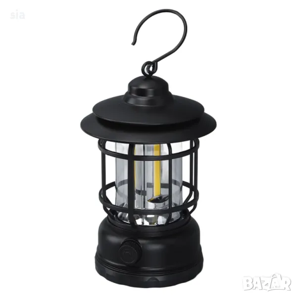 Лампа за Къмпинг с кука, 18см, снимка 1