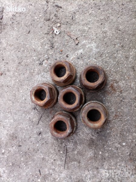 Гайки За Джанти 6 броя За Ивеко 3510 1990г / IVECO 3510 1990g, снимка 1