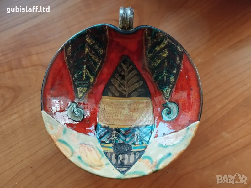 Керамична фруктиера, плато, ателие "Danko handmade", снимка 1