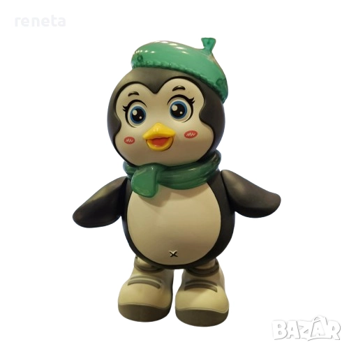 Играчка Пингвин, Звук, Светлини, Танцуващ, Пластмасов, снимка 1