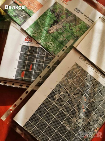 Оригинални модели (схеми) на стария Вилер (Wiehler) - без конци, снимка 1