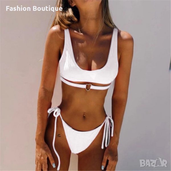 Бял бански сърце, снимка 1