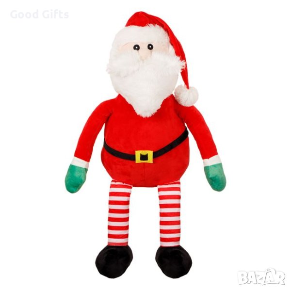 Коледна плюшена играчка Дядо Коледа с дълги крака, 62см, снимка 1