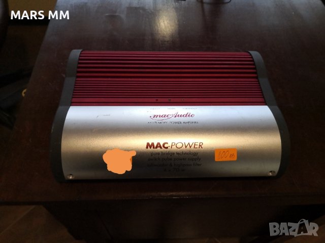Усилвател за автомобил MAC-POWER, снимка 3 - Ресийвъри, усилватели, смесителни пултове - 40694844