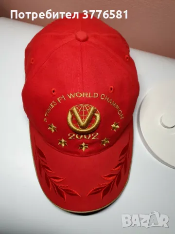 Шапка F1  Scuderia Ferrari - Michael Schumacher, снимка 2 - Фен артикули - 49120995