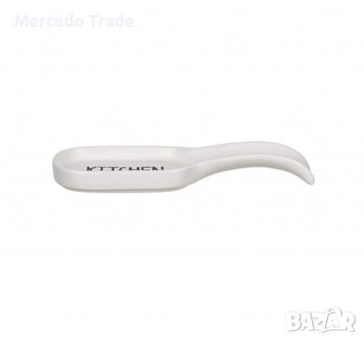 Поставка за лъжица Mercado Trade, Керамична, За кухня, Универсална, Бял, снимка 3 - Аксесоари за кухня - 40156621