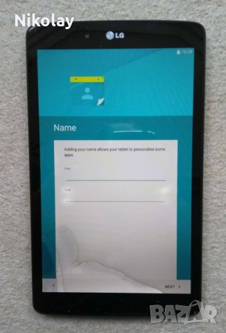 LG G Pad 8.0 V480 Android 8 tablet със забележка, снимка 4 - Таблети - 30728372