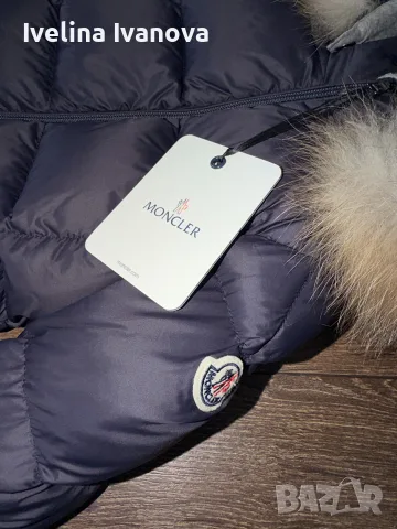 Оригинален MONCLER бебешки зимен космонавт 9м/12 м. с пух,качулка ,ботушки и колан, снимка 3 - Бебешки ескимоси - 55988951