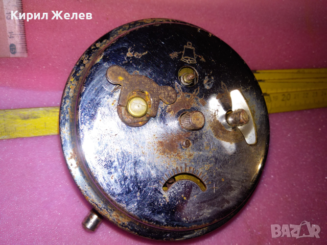 PRIM MADE IN CZECHOSLOVAKIA Стар МЕХАНИЧЕН КОЛЕКЦИОНЕРСКИ ЧЕХОСЛОВАШКИ БУДИЛНИК - ПРИМ 43685, снимка 15 - Антикварни и старинни предмети - 44549179