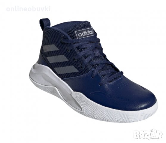 НАМАЛЕНИЕ!!!Спортни обувки за баскетбол ADIDAS OwntheGame Тъмно сини№33 1/2, снимка 3 - Детски маратонки - 31302297